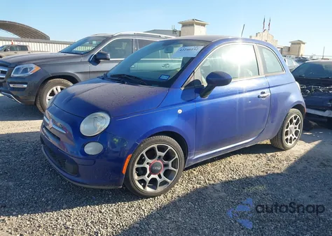 2013 Fiat 500 Pop from USA, damaged, VIN 3C3CFFAR6DT562896